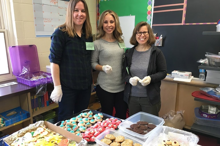 Winterbourne Wonderland: Ladies with Christmas Cookies